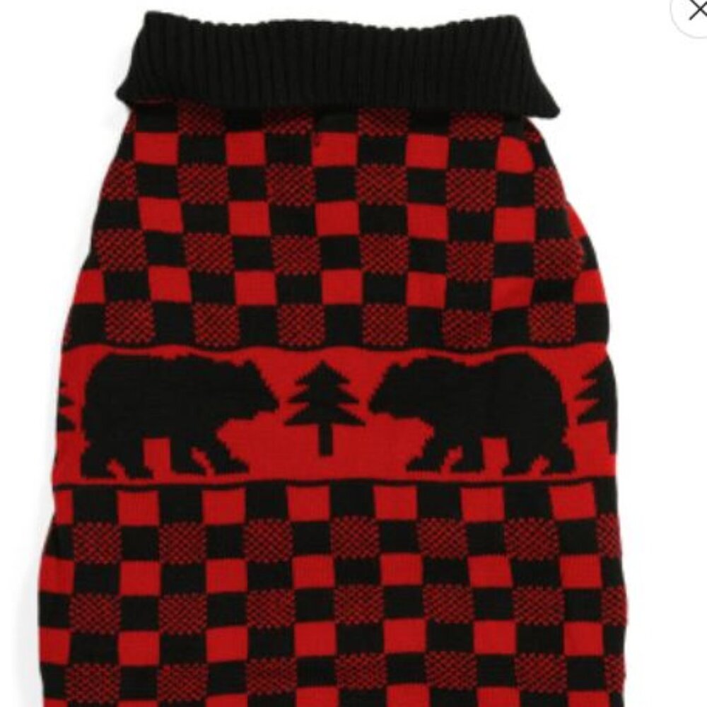 NWT EDDIE BAUER Woods Creak Pet Sweater Size M